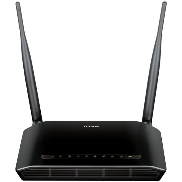 D-Link DSL-2740u ADSL2+ Wireless N300 Modem Router مودم روتر بی سیم دی لینک